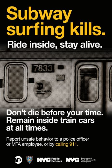 Mayor Adams, Governor Hochul, MTA Launch “Subway Surfing Kills – Ride ...