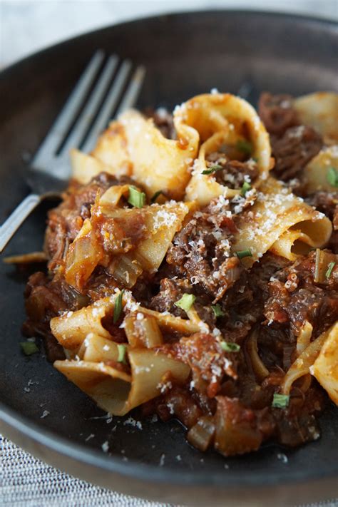 Slow Cooker Beef Ragu With Pappardelle A Food Lover S Kitchen