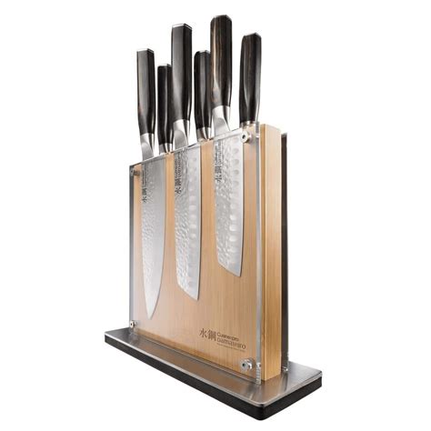 Cuisine Pro Damashiro Emperor Piece Stainless Steel Knife Set With