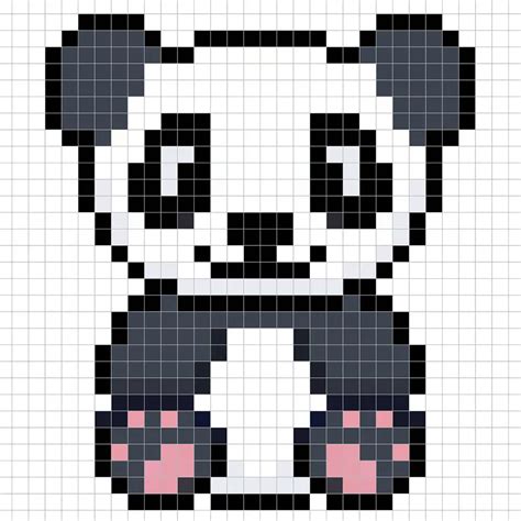 How to Make a Pixel Art Panda - Mega Voxels