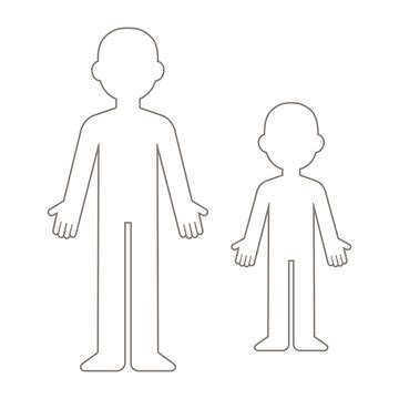 Body Outline Child Images – Browse 53,155 Stock Photos, Vectors, and ...