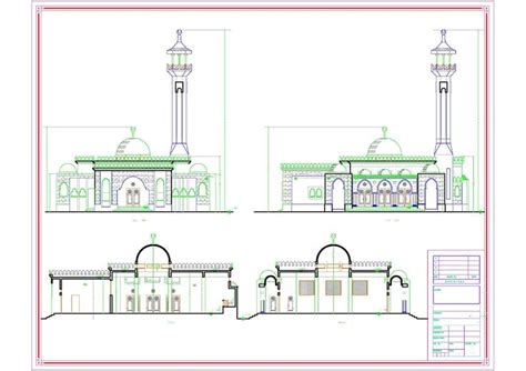 Contoh Pelan Lantai Masjid Anthony Ince