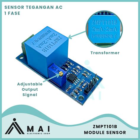 Jual Zmpt101b Voltage Transformer Module Single Phase Ac Active Output Voltage Sensor Kota