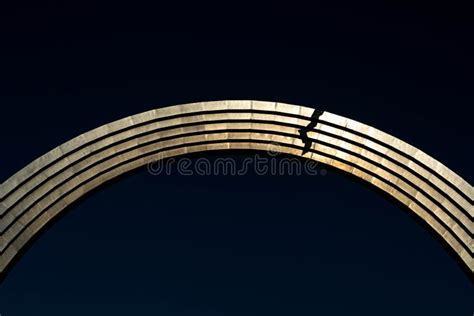 Bridge Arch in the Night Sky Stock Image - Image of celebrate, handmade ...