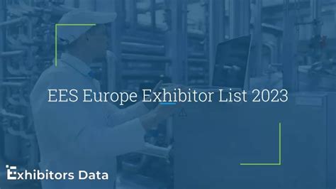 Ppt Ees Europe Exhibitor List Powerpoint Presentation Free