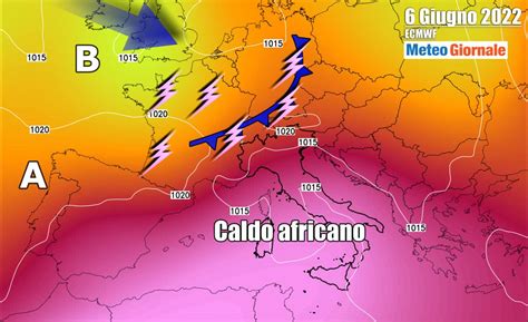 Anticiclone Africano CALDO AFRICANO Hannibal O No Avremo Una Forte