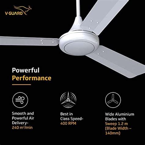 V Guard Gatimaan Pro Ultra High Speed Ceiling Fan Sweep Mm