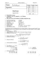 Practicefinal Sol Pdf Physics Statistical Mechanics Winter