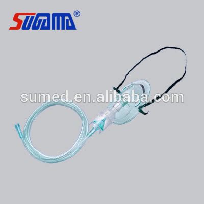 Medical Portable Oxygen Mask With Tubing For Single Use Surgical Pvc