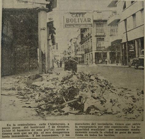 Antonio Ubilla On Twitter Guayaquil 1962 Descuidado Estado De Calle