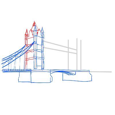 How To Draw Tower Bridge - Art & Craft