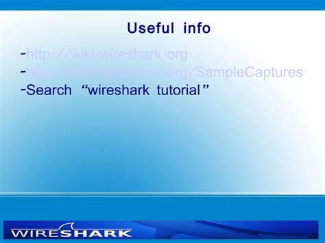 Wireshark Presentation Ppt