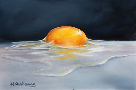 Egg Yolk Painting at PaintingValley.com | Explore collection of Egg ...