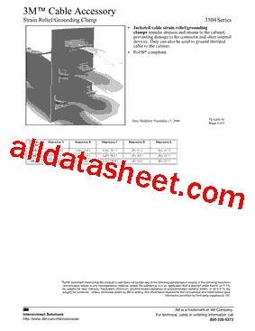 3504-2 Datasheet(PDF) - 3M Electronics