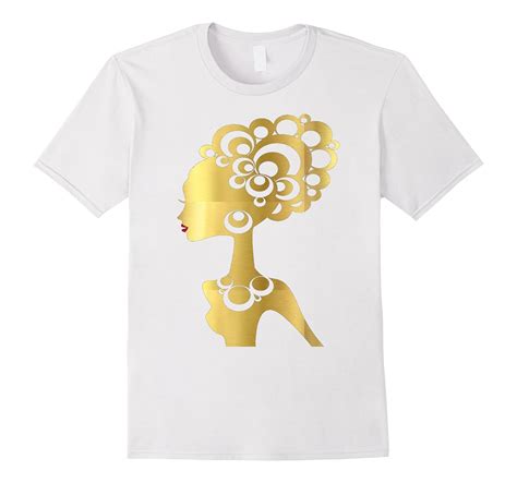 Black Girl Magic Shirt Gold Red Lips Diva Glam African Queen Pl Polozatee