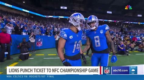 The Detroit Lions Defeat The Tampa Bay Buccaneers 31 23 Punch Ticket