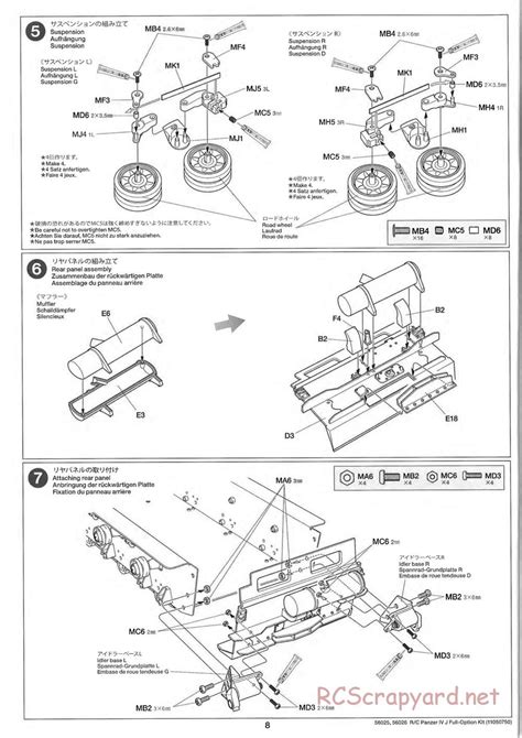 Tamiya Manual Panzerkampfwagen Iv Ausf J