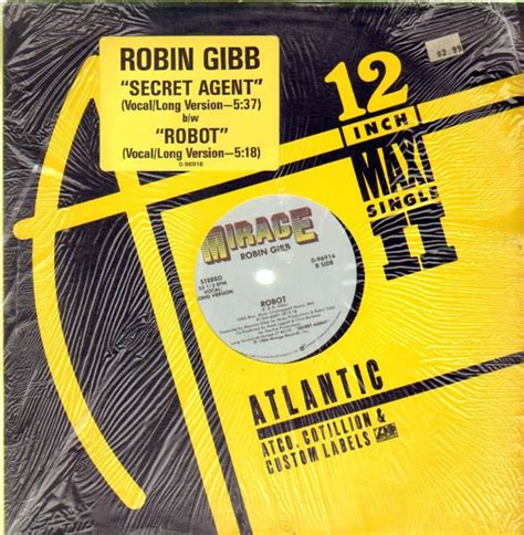 Robin Gibb – Secret Agent / Robot (1984, Vinyl) - Discogs