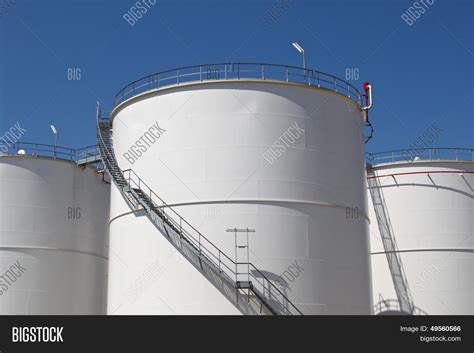 Oil Refinery Tanks Image & Photo (Free Trial) | Bigstock