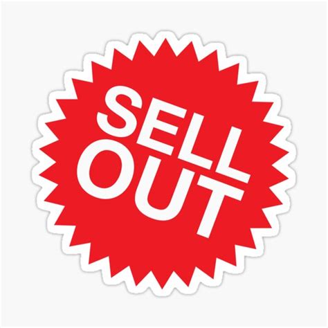 Sell Out Sticker By Spikerama Redbubble