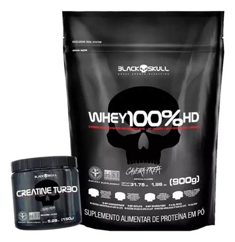 Whey 100 Hd Refil 900g 3w Iso Hidro Conc Creatina Black Sabor