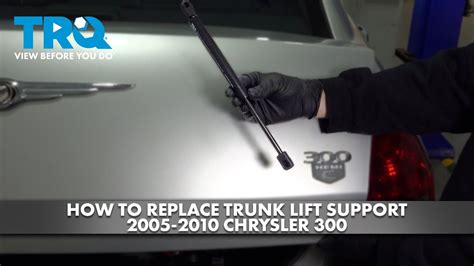 How To Replace Trunk Lift Support 2005 2010 Chrysler 300 Youtube