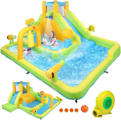 Dive Into Fun With My Ultimate Inflatable Water Slide For The Perfect Pool Day R Poolsofreddit