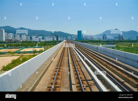 BUSAN, SOUTH KOREA - CIRCA MAY, 2017: Busan urban landscape. Busan ...