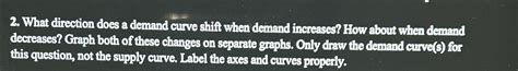 Solved What direction does a demand curve shift when demand | Chegg.com