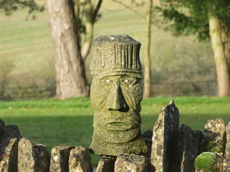 Garden Statue Lichen Garden Antiques