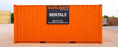 Convenient And Secure Shipping Container Rentals For Temporary Storage Xcaliber Container