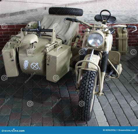 Old Military Motorcycle Stock Photo Image Of Motor German 85963956