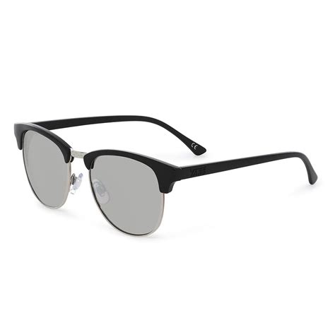 Vans Dunville Shades Sunglasses Matte Black Silver Mirror