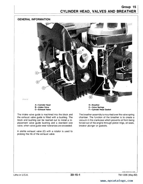 John Deere L Tractors Technical Manual