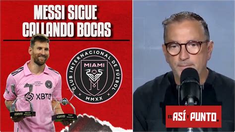 El INTER MIAMI solo podía ganar con LIONEL MESSI El argentino sigue