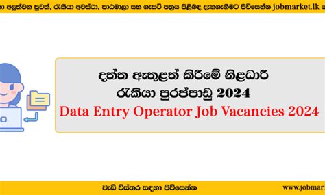 Data Entry Operator Global Mesh Solutions Pvt Ltd Job Vacancies 2024 Jobmarketlk