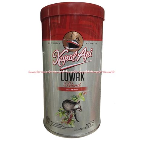 Jual Kopi Kapal Api Luwak Blend Kaleng Gr Kopi Di Giling Bubuk