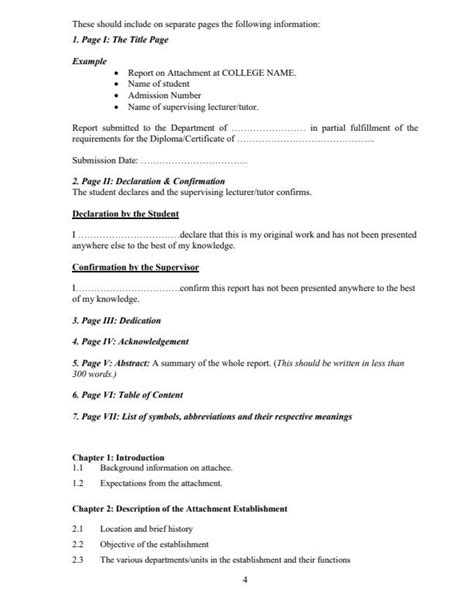 Sample Industrial Attachment Logbook