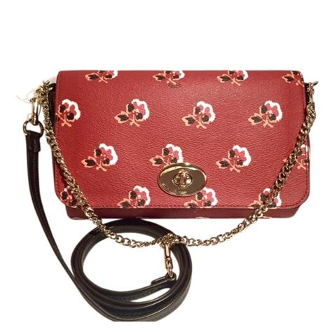 Coach Floral Crossbody Bag Gem