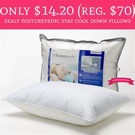 Only $14.20 (Regular $70) Sealy Posturepedic Stay Cool Down Alternative ...