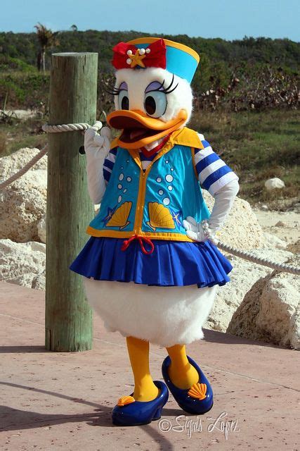 Daisy Duck At Castaway Cay Disney World Characters Disney Duck Disney