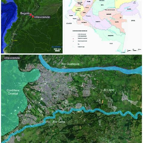 Ubicación de la ciudad de Villavicencio Download Scientific Diagram