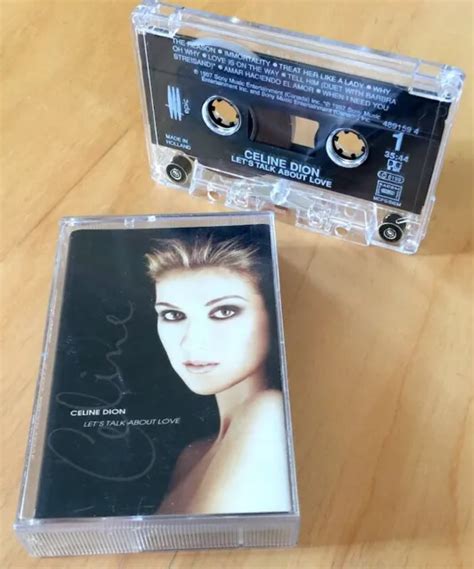 Celine Dion Let S Talk About Love Cassette Tape Eur Picclick It