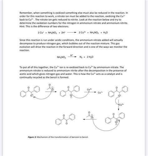 Solved Multistep Synthesis Part B Synthesis Of Benzil Chegg