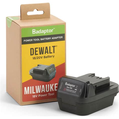 Badaptor Battery Adaptor Dewalt V Battery To Milwaukee Power Tools