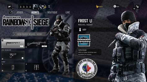 Tom Clancys Rainbow Six Siege Frost Jtf2 Operator Presentation Youtube