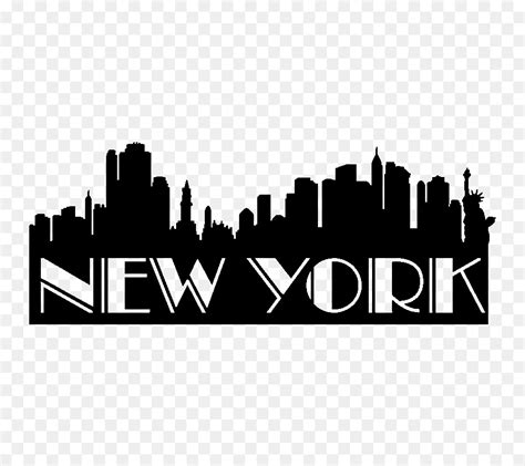 New York City Wall Decal Sticker Building Png Download 800800