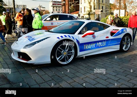 Ferrari Police car, supercar. Ferrari seized from criminal ...