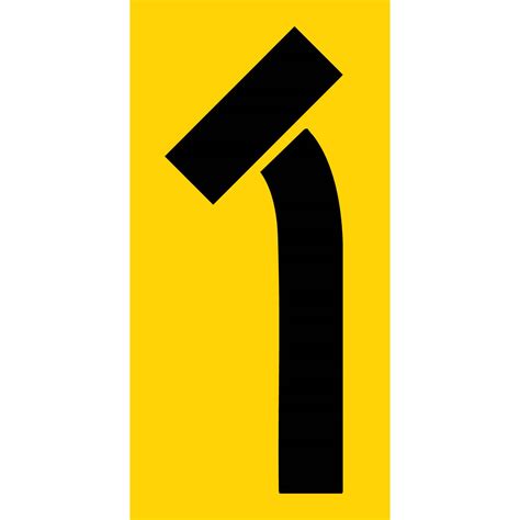 Left Turn Lane Closed Multi Message Traffic Sign 300mm x 600mm – New Signs