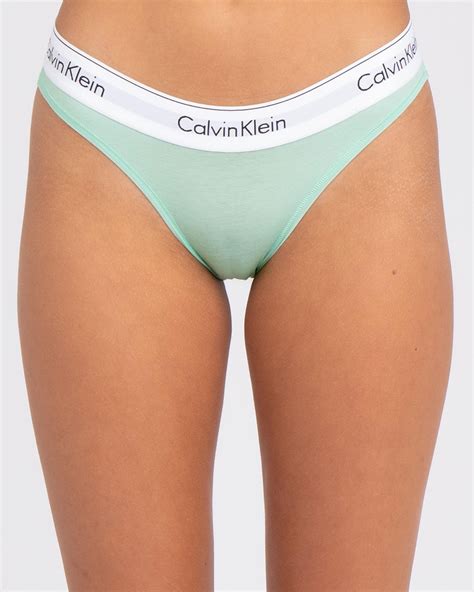 Shop Calvin Klein Cotton Bikini Brief In Deep Sea Rose Fast Shipping